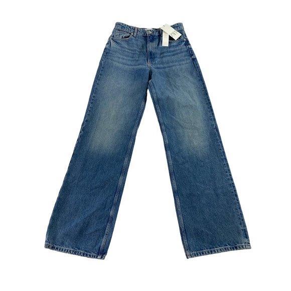 Zara Denim - NWT Zara Women's Wide Leg High Rise Denim Jeans - 10